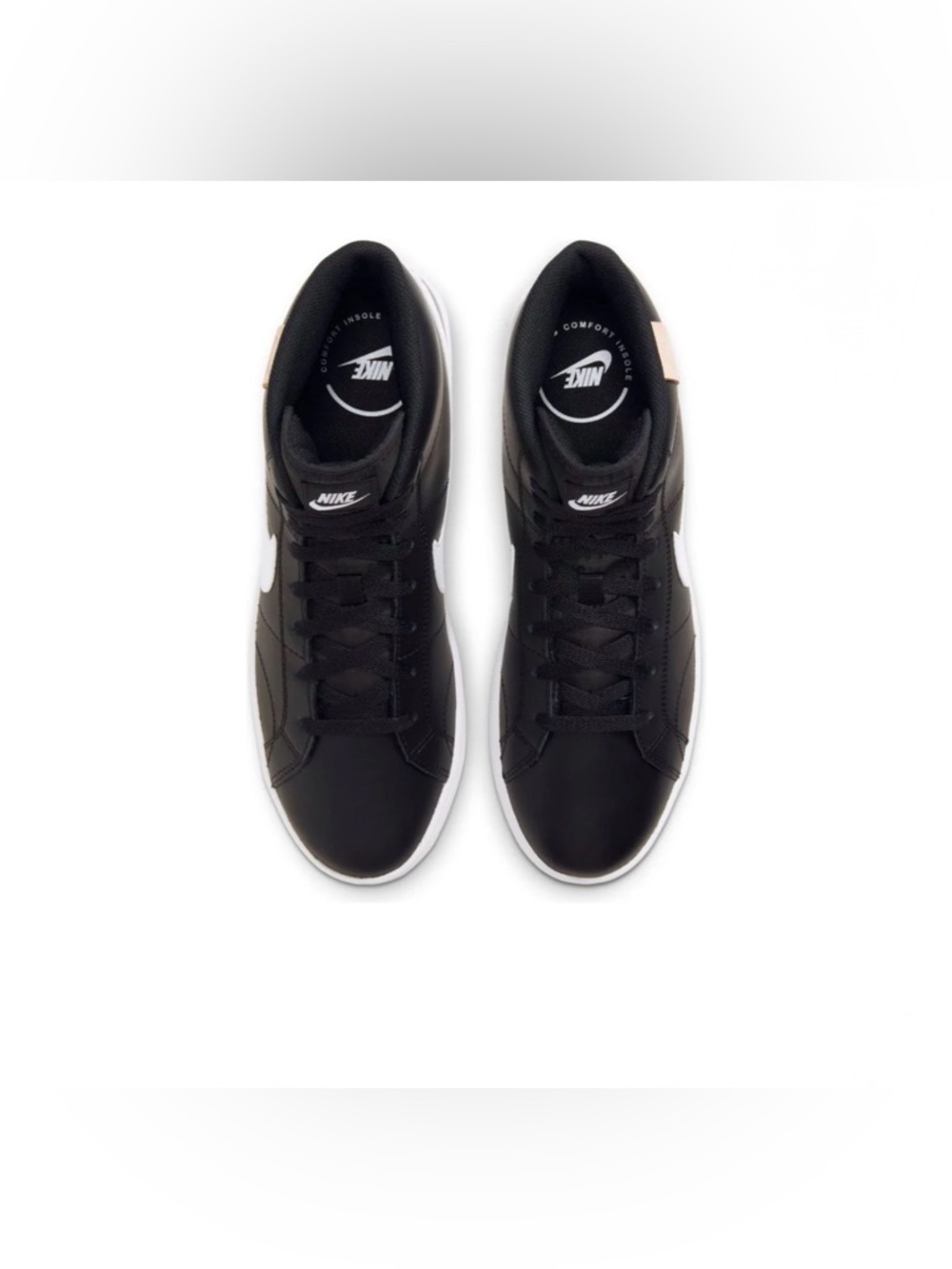 New Nike Court Royale 2 Mid "Black/White Onyx/White" Men's Shoe CQ9179 001 - Picture 4 of 7
